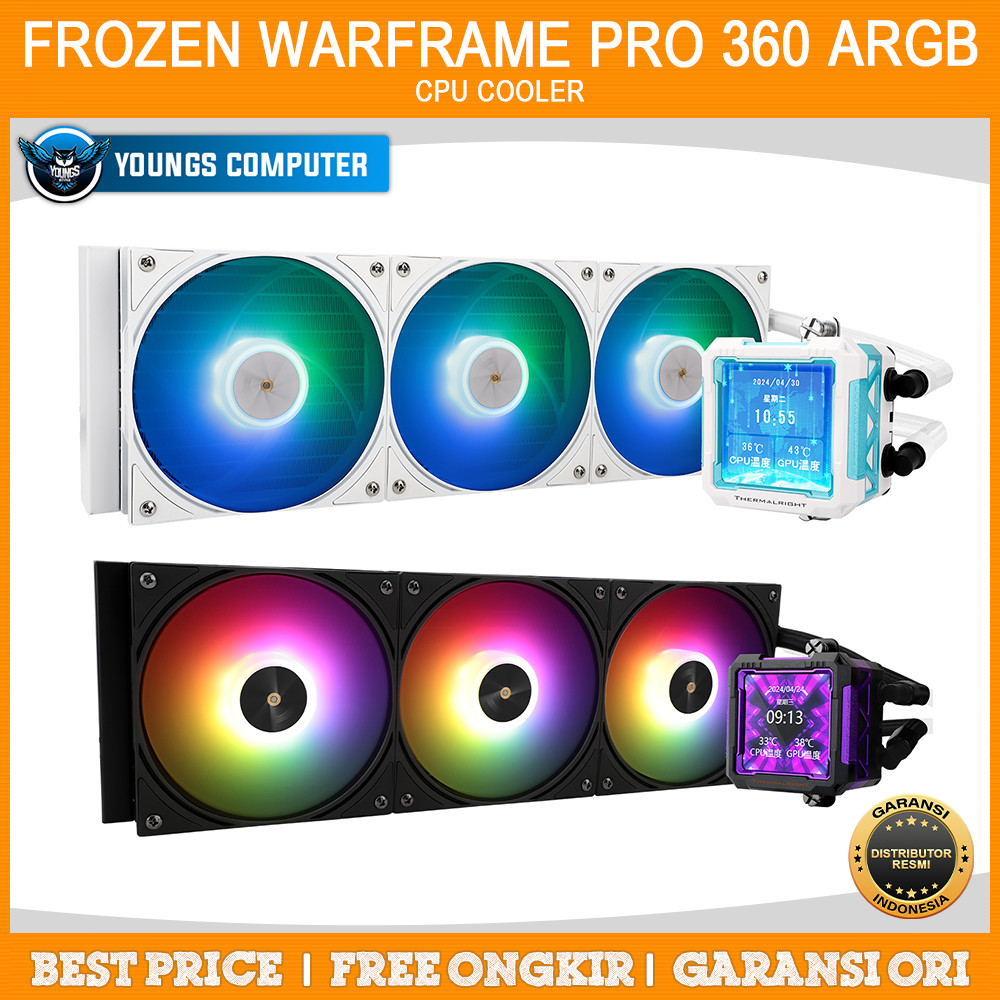 THERMALRIGHT FROZEN WARFRAME PRO 360 ARGB 2.73" LCD Black / White