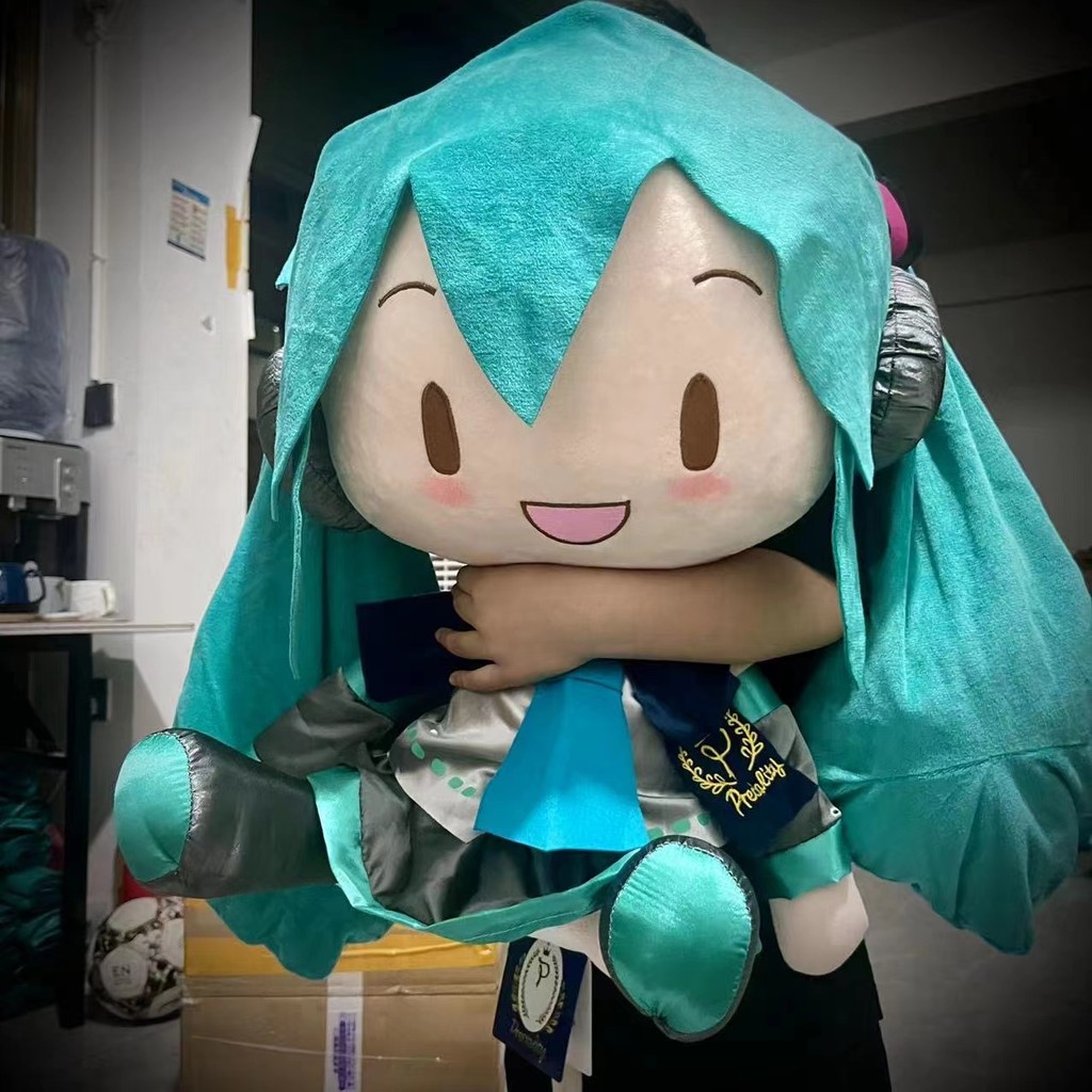50cm Miku Fufu Plush Toys Preciality Collection Anime Original SEGA Hatsune Miku Kawaii Stuffed Doll