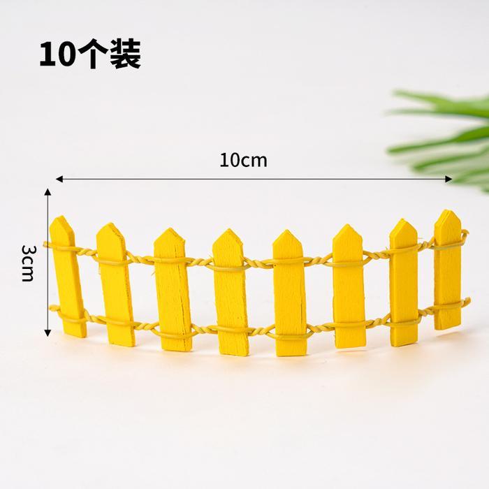 Miniatur Pagar - Dekorasi Pagar - Pagar Tanaman - Dekorasi Cake Pagar - Pink