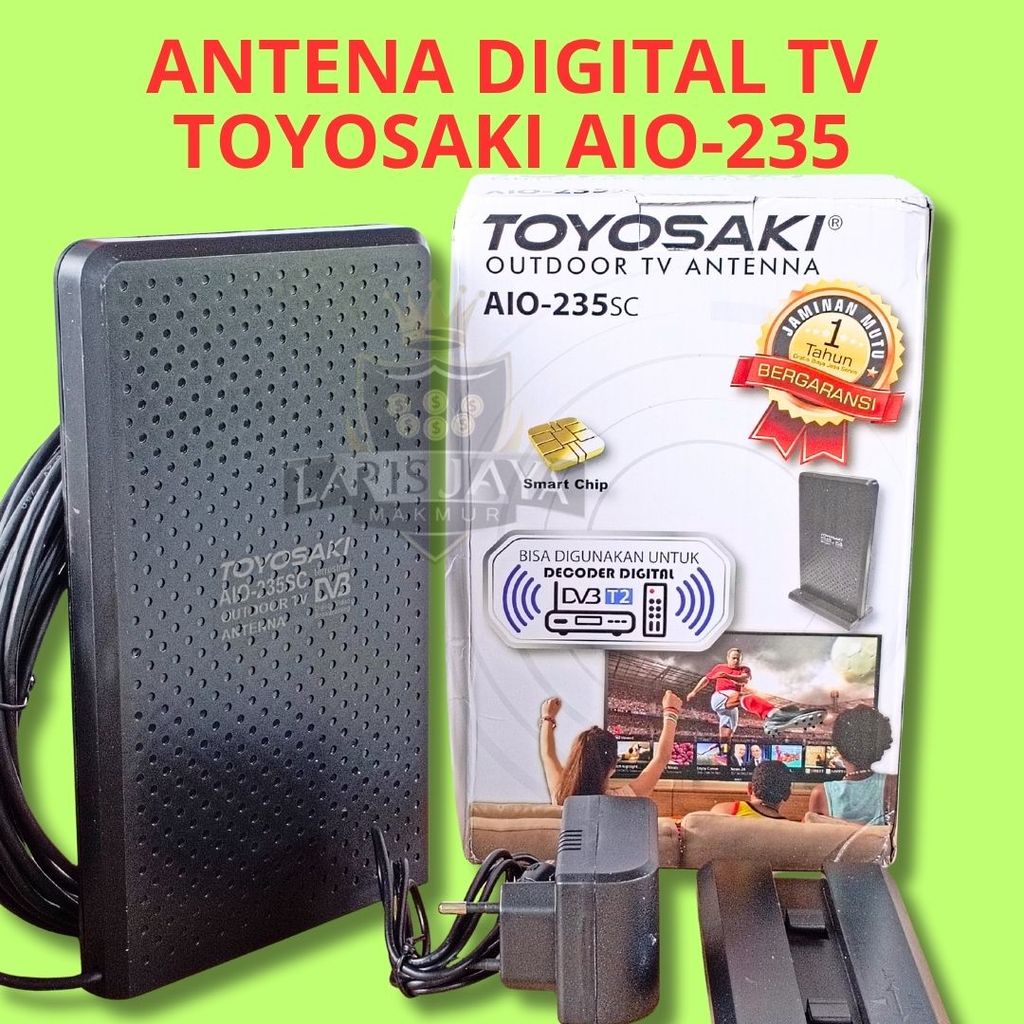 Antena Digital TV Toyosaki AIO-235 – Untuk Dalam dan Luar Rumah