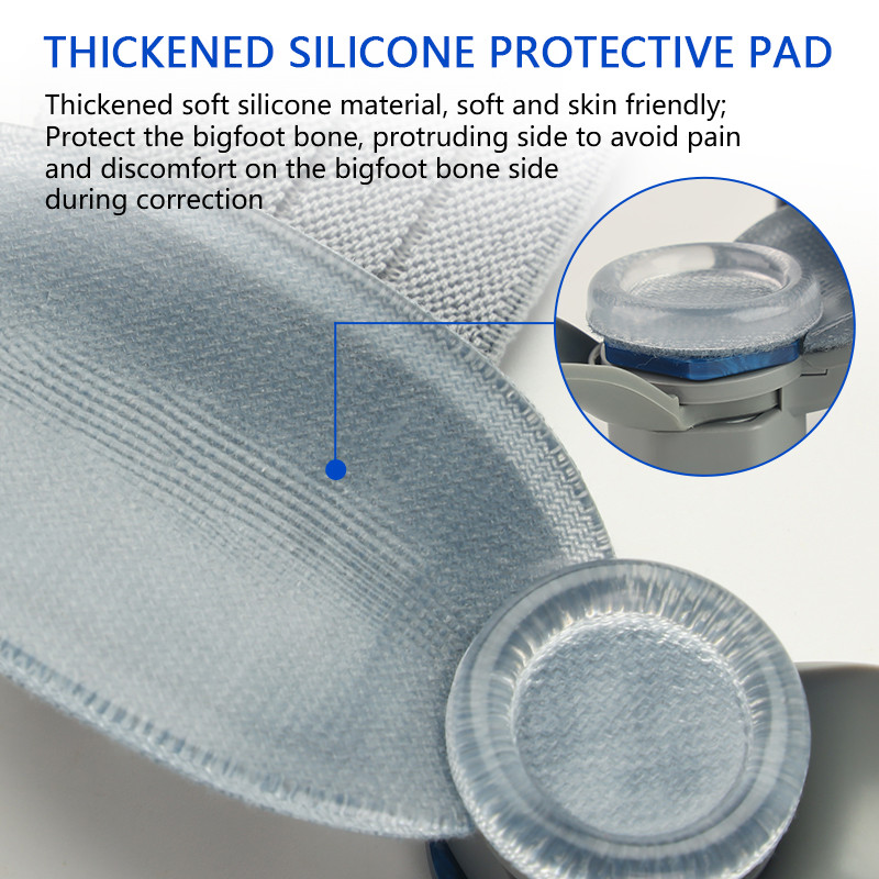 Uni Bunion Adjustable Bunion Fix for Big Toe Separation Pain Relief - Orthopec Bunion Splint with St