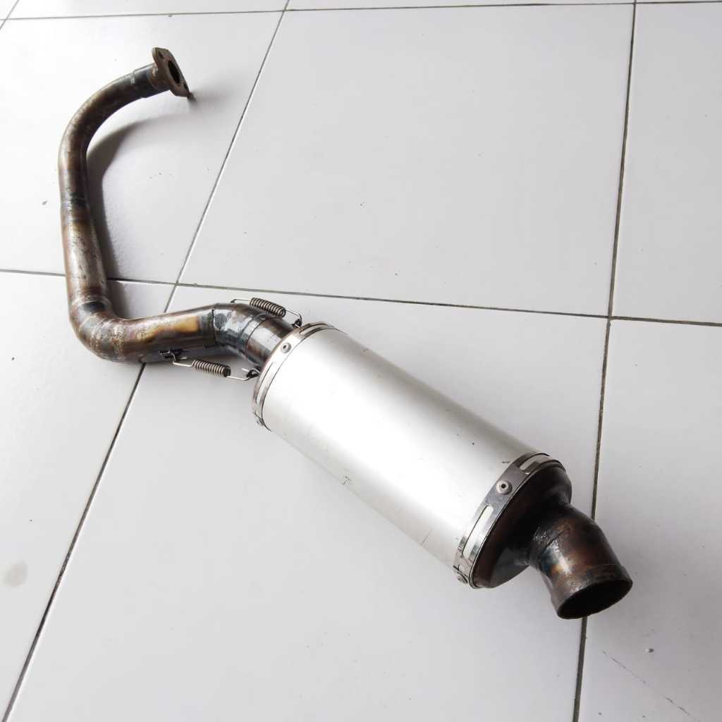 NOS/KNALPOT RACING CREAMPIE MUFFLER UNTUK MOTOR BEAT VARIO MIO