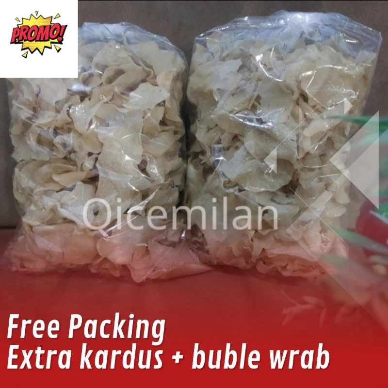 Keripik Gadung Siap Gorang Empuk Renyah 1Kg/Keripik gadung asli blitar