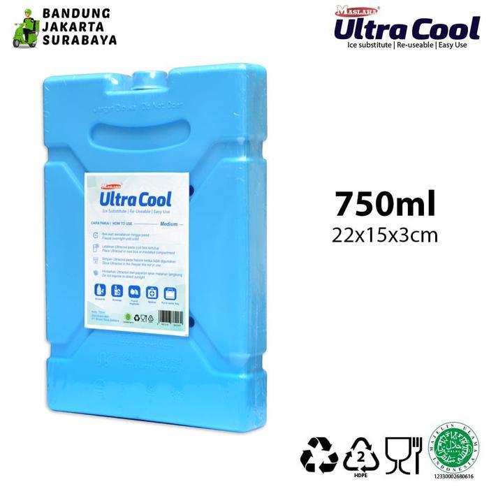 Mamafun Ultra Cool Ice Gel Cool Pack Blue Pengganti Es Batu Ultracool 800 gr
