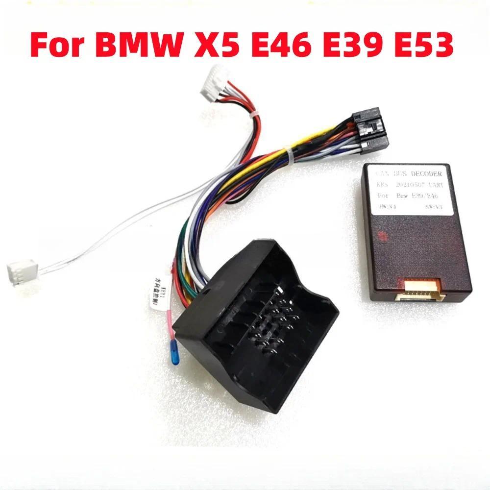 Canbus Box Decoder For BMW E39 E46E53X5Series Android 2 n GPS Rao Car Cable 16 Pin Wiring Harness Pl