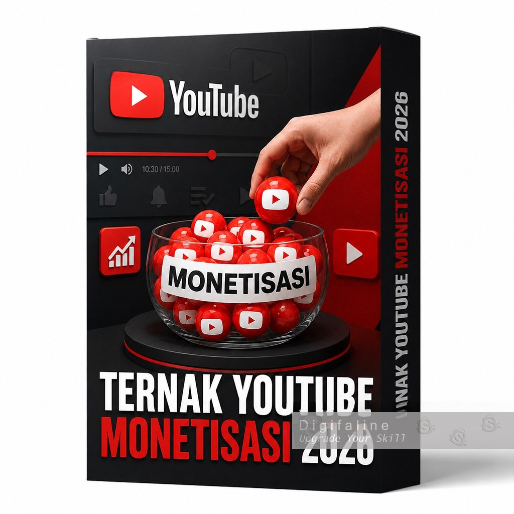 Digifaline Ecourse Ternak Youtube Monetisasi 2026 Update Terbaru - Upgrade Your Skill