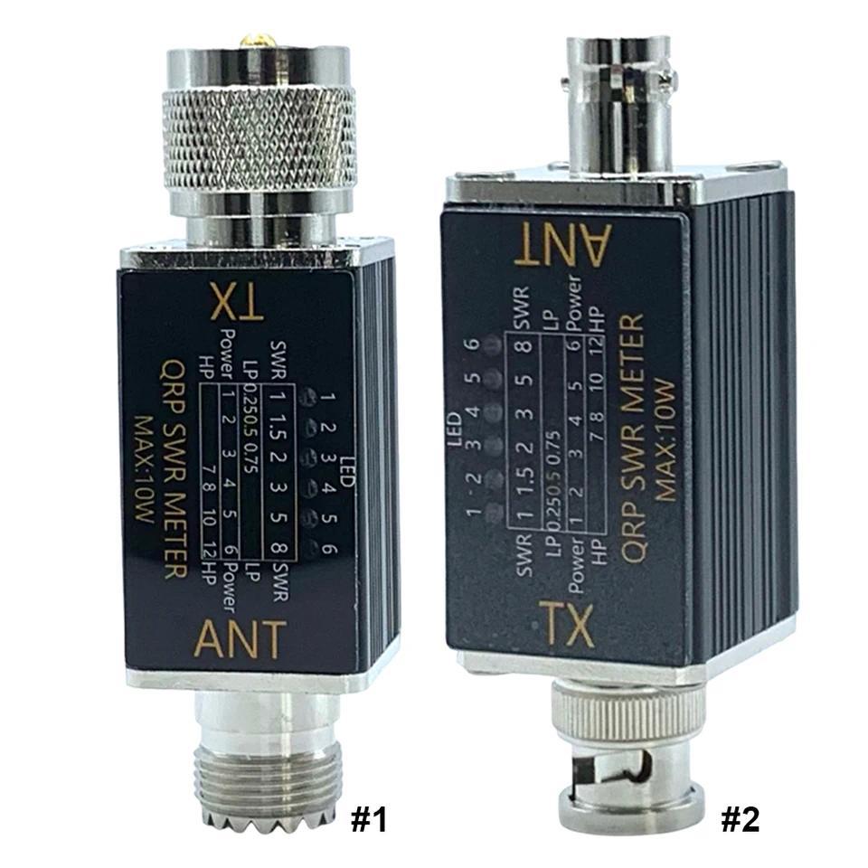 1- 30mhz 10W 6 LED SWR Meter Shortwave SWR Power Meter No Batteries Required LED Indicator SWR Meter