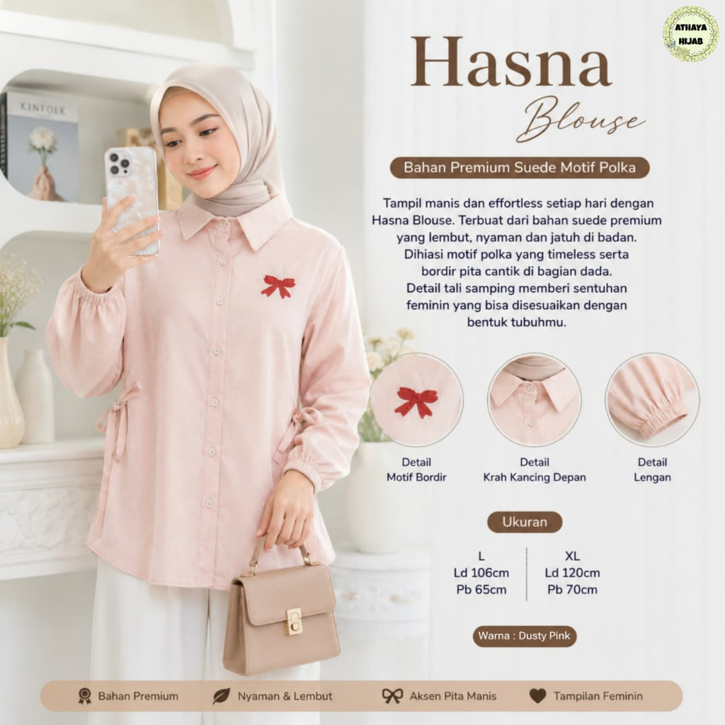 0507       HASNA BLOUSE by ATHAYA FASHION   // NOVIISTUFF
