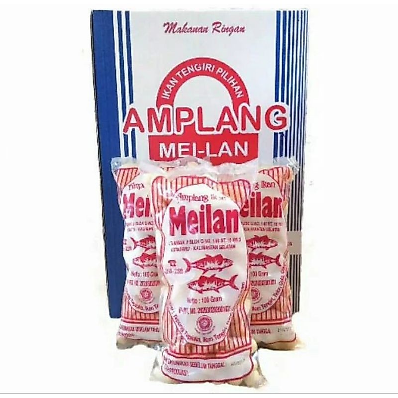 Amplang Ikan Tenggiri MEILAN atau MEI LIE 10 pcs