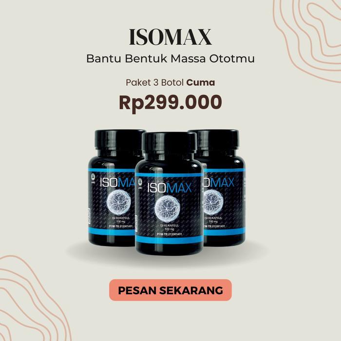 Isomax Suplemen Penambah Massa Otot Suplemen Fitness - 3 Pcs