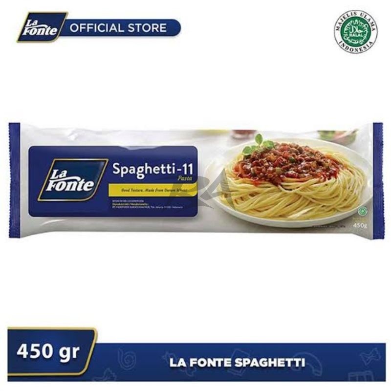 III LA FONTE LAFONTE SPAGHETTI SPAGETI SPAGHETI 11 SPAGHETTI11 PASTA INSTANT INSTAN SIAP SAJI MASAK 