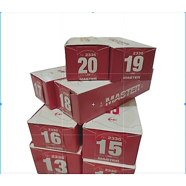 Mata Kail MASTER 2335 Fish Hooks No. 13-20 brand anchor Korea