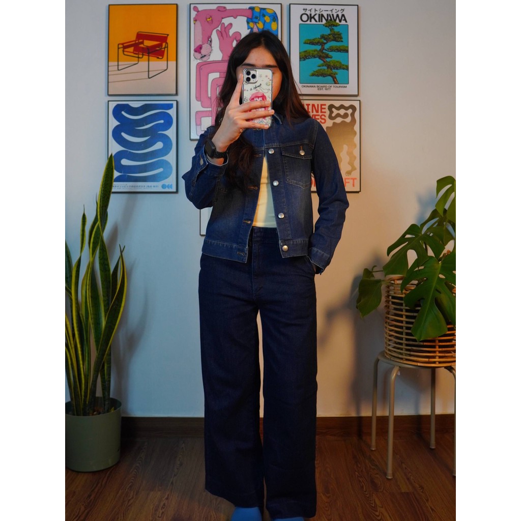 jaket wanita Muji size S (seperti baru) 
100% original 170726B
