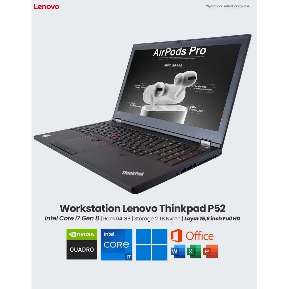 lenovo thinkpad ThinkPad P52 Laptop