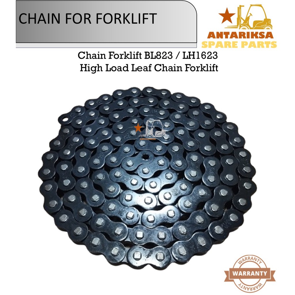 Chain Forklift BL823 / LH1623 High Load Leaf Chain 3 meter