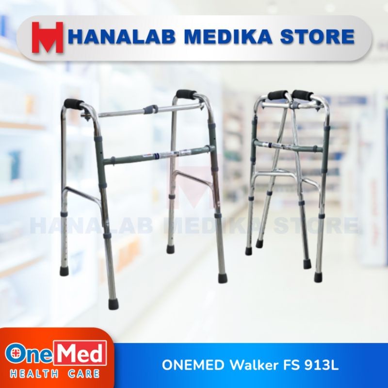 PROMO ONEMED Walker FS 913L Lipat Aluminium Silver TERLARIS