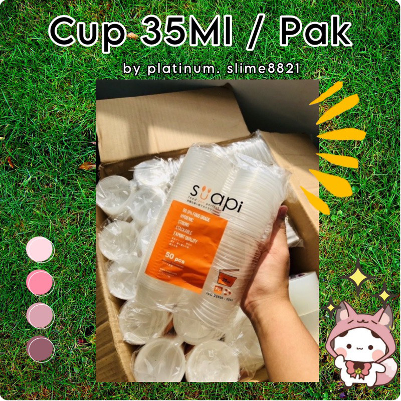 CUP SLIME ISI 50BIJI ( 35ml)