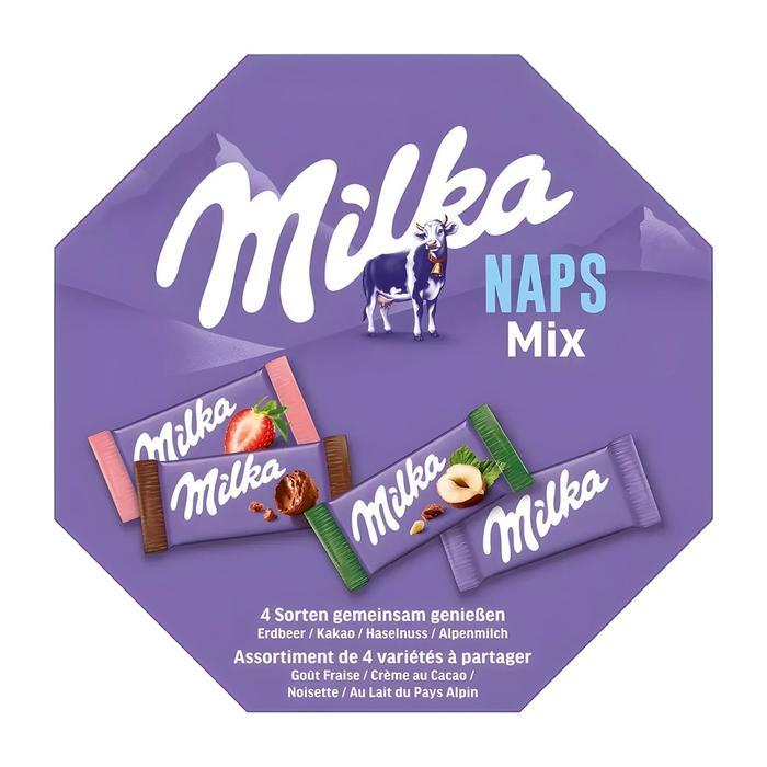 Coklat MILKA Naps Mix Chocolate Box asal Eropa