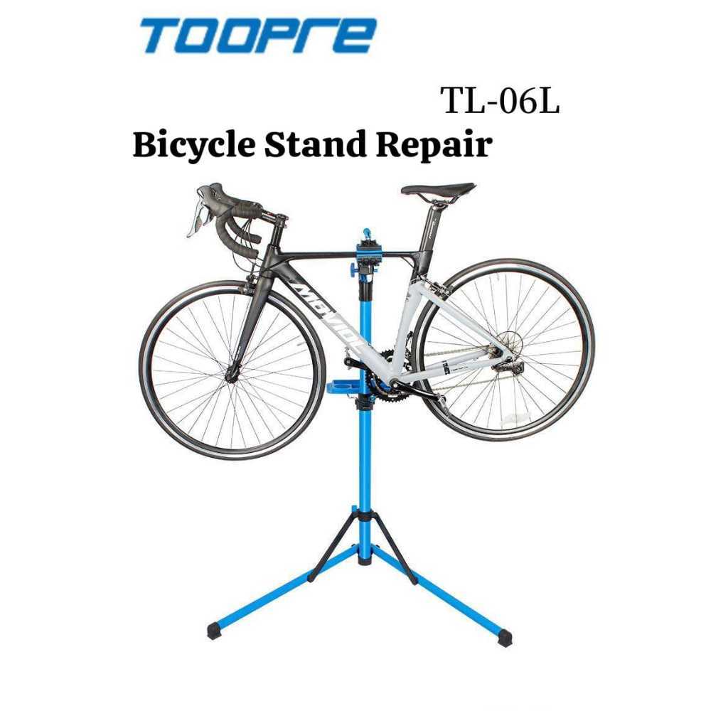 Foto Toopre Alat Stand Jagrak Bike Repair Sepeda Adjustable Stand 2 kaki Foldable Bicycle Maintenance Rack With Tools