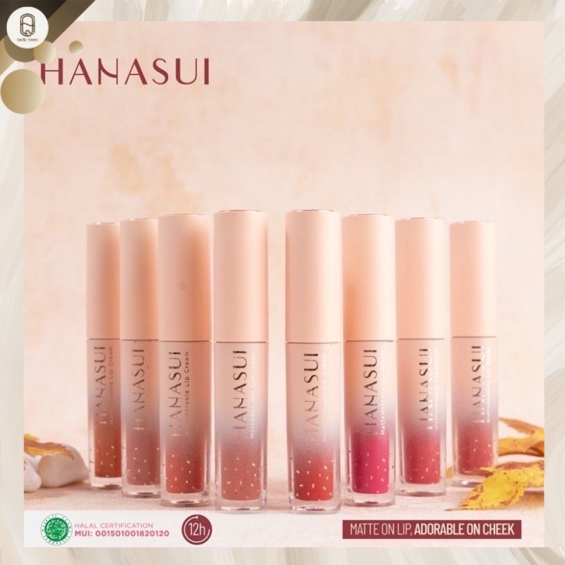 Qeila - HANASUI MATTEDORABLE LIPCREAM LIP CREAM BPOM