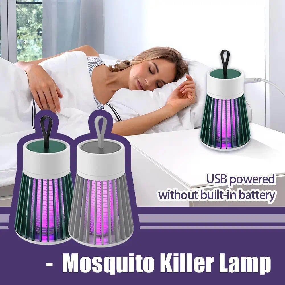 Electric Mosquito Killer Lamp Outdoor Portable Camping USB Rechargeable Mosquito Repellent Trap Lamp