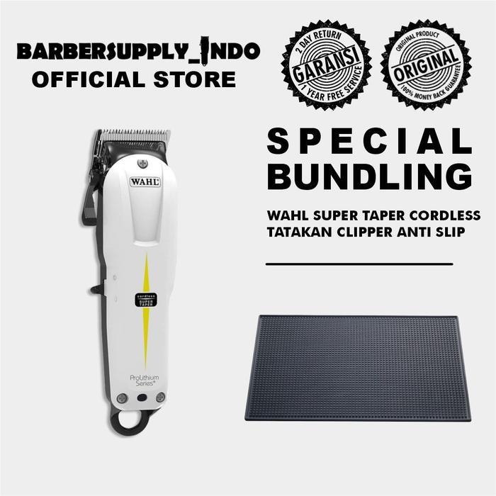 Wahl Super Taper Cordless ORIGINAL USA Alat Cukur Tanpa Kabel ORI - COMBO MATRAS
