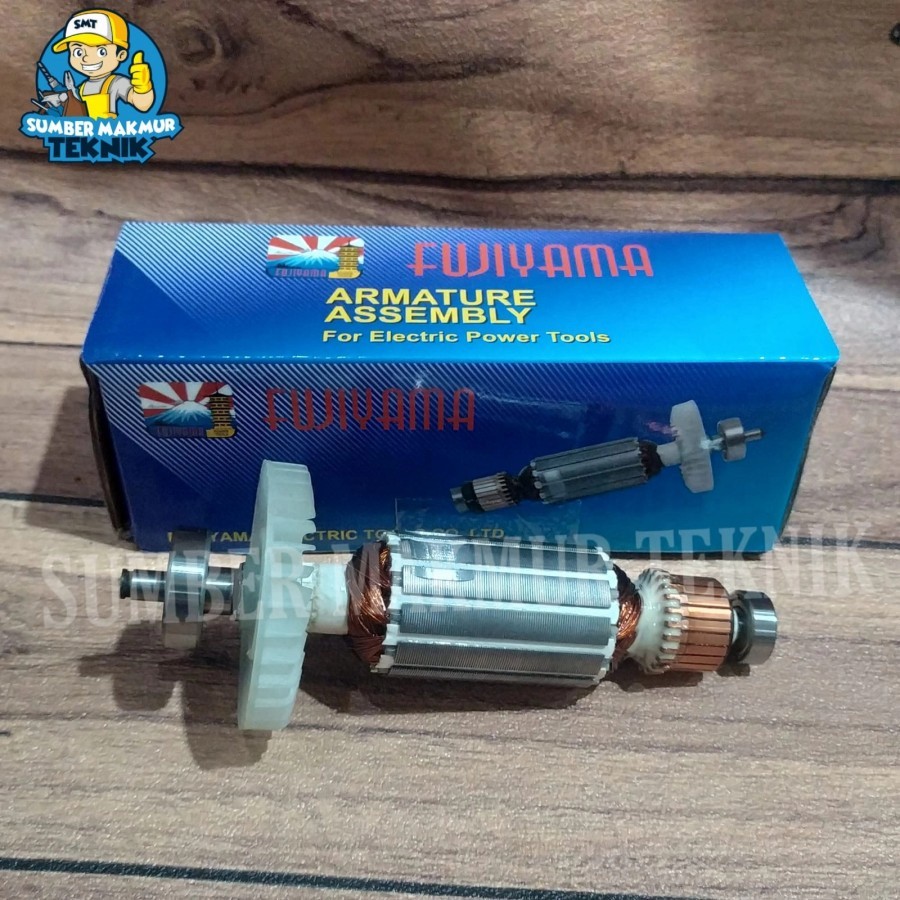 JANGANLIRIK Armature Angker Mesin Gurinda Gerinda Disc Grinder AG9904 AG9903 AG 9904 AG 9903 Fujiyam