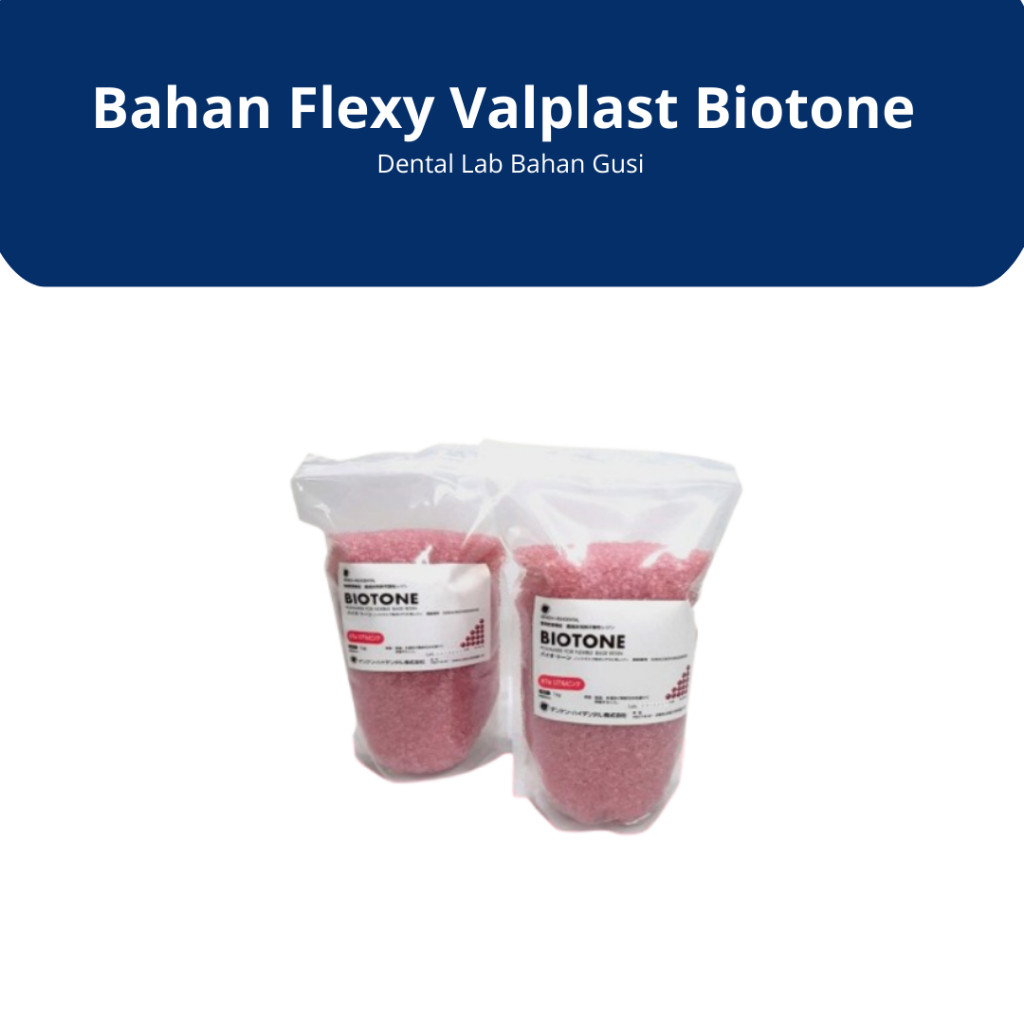 Metadent - Bahan Flexy Valplast Biotone Dental Lab Bahan Gusi     Berkualitas