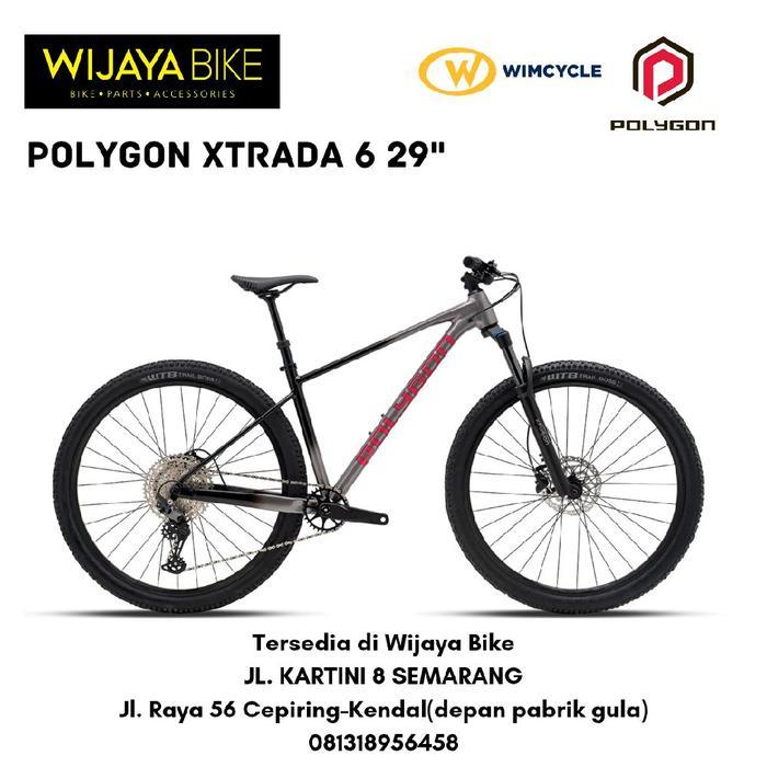 Polygon Xtrada 6 FA 29er Sepeda Gunung MTB Cross Country dan Trail dengan Frame ALX XC 29", Groupset