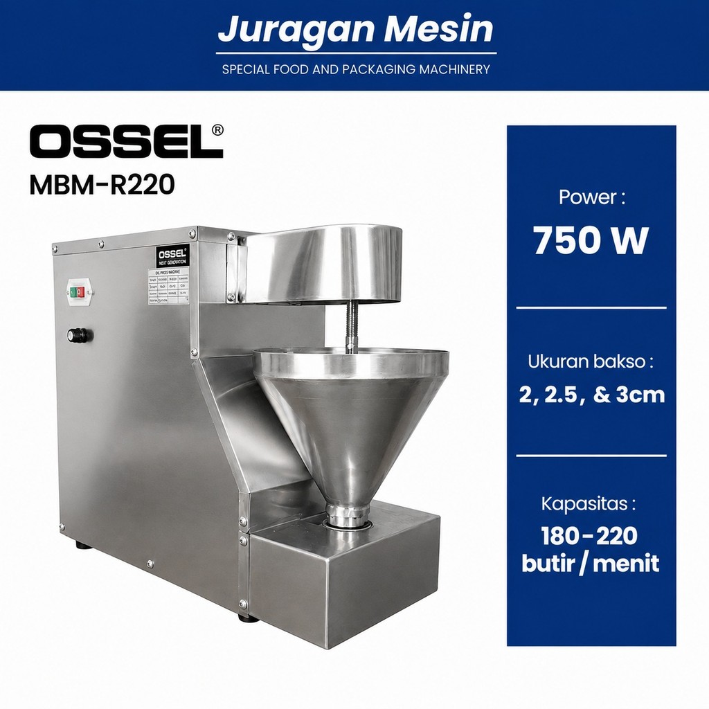BERGARANSI  MESIN CETAK BAKSO OTOMATIS OSSEL Pencetak Bakso Mini Ossel Mini Meatball Maker Mesin Cet