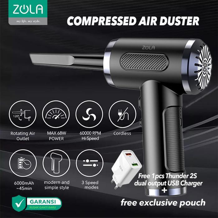 Zola Wireless Air Duster Blower Komputer PC Laptop Kamera Alt Opolar - Air Duster