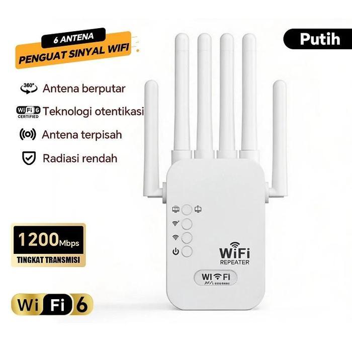 Murah Meriah Penguat sinyal WiFi, penguat router, penguat sinyal jaringan 1200mbps, penguat jaringan