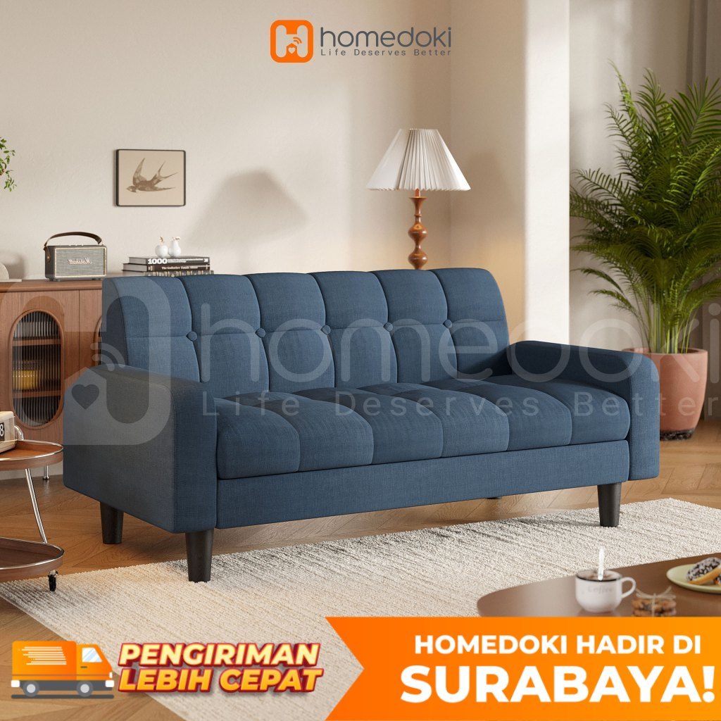 Homedoki Surabaya- Sofa Santai Depan Tv/Sofa Minimalis/Sofa 2 Seater