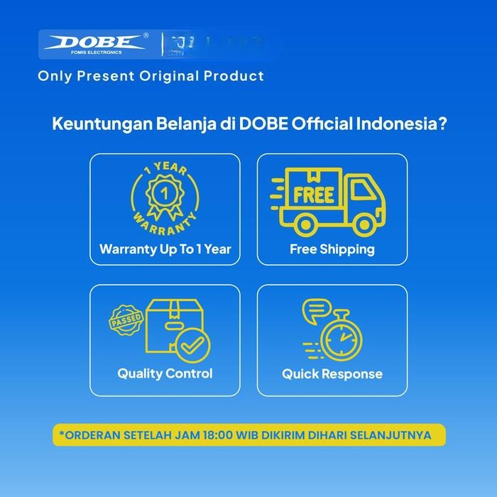 Dobe 7-in-1 Arcade Fighting Stick For PC PS3 PS4 XBOX Nintendo Nintendo Switch – Official Indonesia