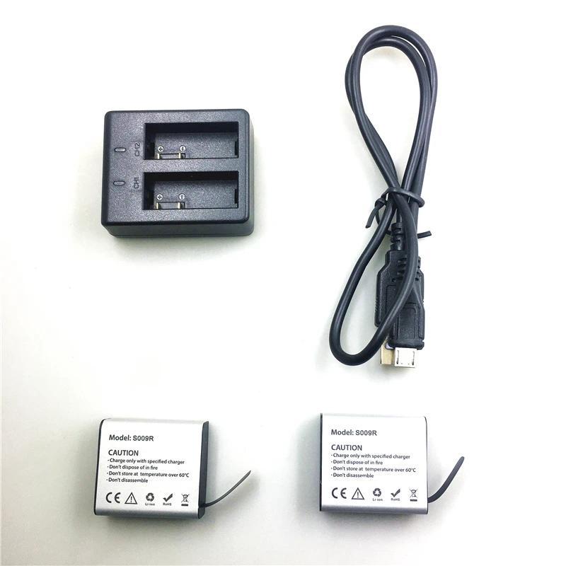Hawkeye Firefly 8S 8SE 7SE 7S X XS Action Camera  1350mAh Li-Po Replacement Battery With  2 in 1 Cha