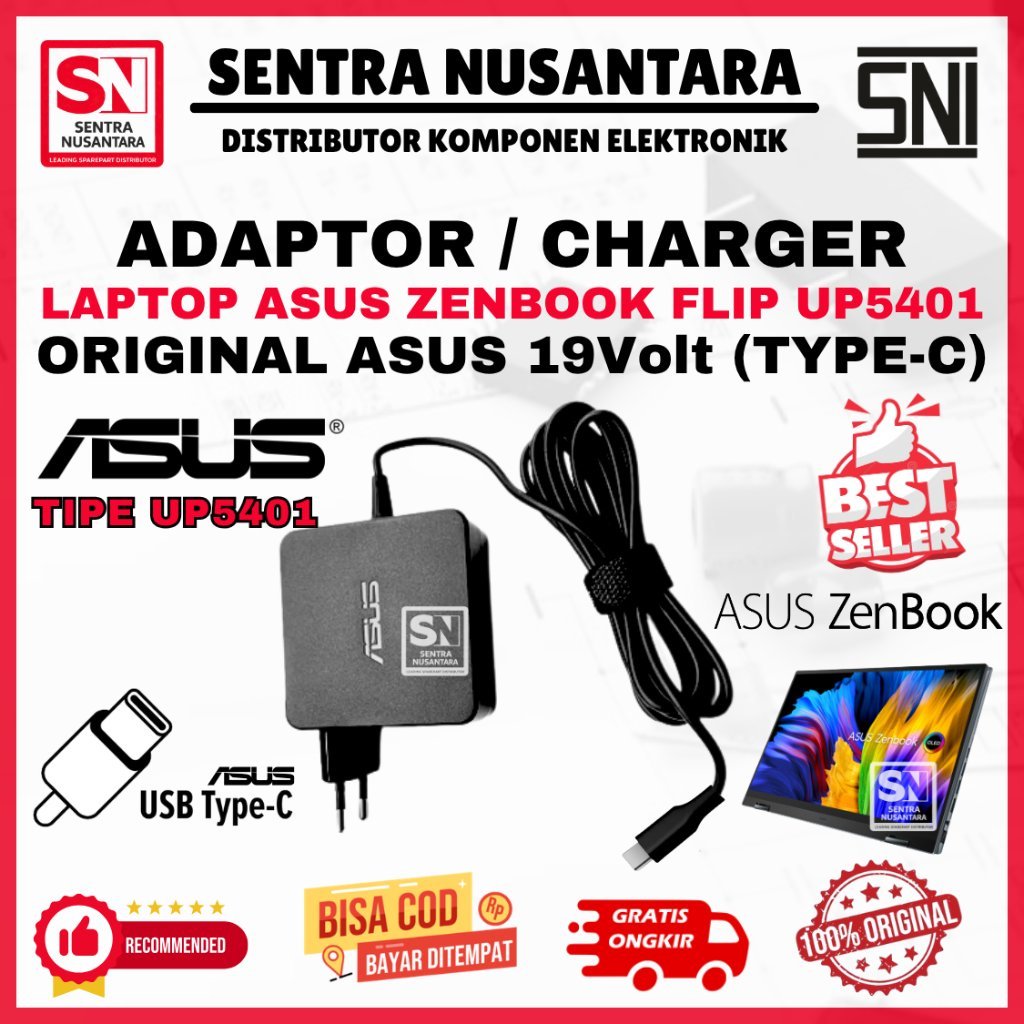 Adaptor Charger Laptop ASUS ZENBOOK FLIP UP5401 Series | Adaptor Laptop ASUS ZENBOOK FLIP UP5401 Ser
