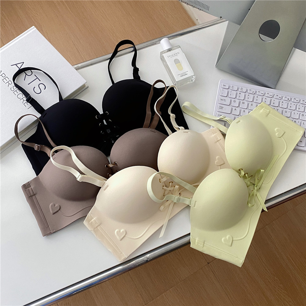 Gentle Trap COD Bra Push-Up Tanpa Jahitan Setengah Cup, Bra Wanita