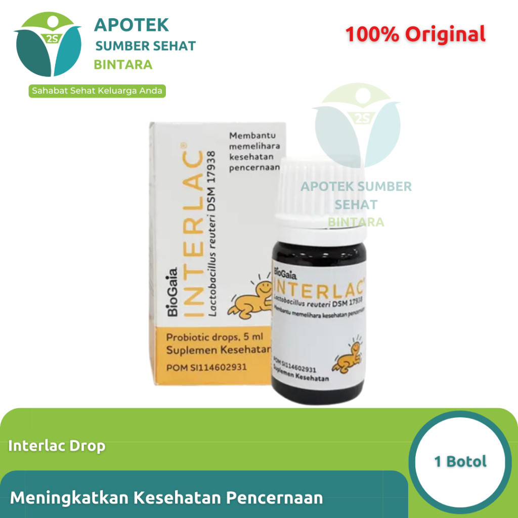 Interlac Drop Probiotik Untuk Bayi, Expired Panjang