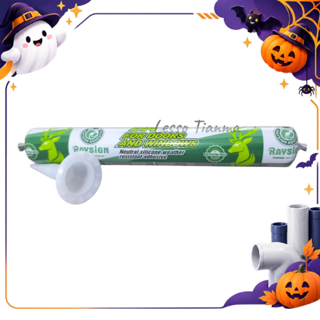 Lem Silent / Silikon / Sealant Raysign sosis 590 ml (netral)