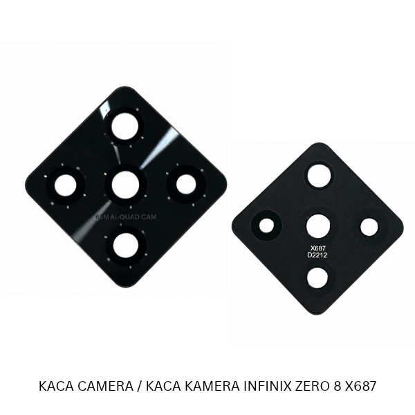 KACA KAMERA INFINIX ZERO 8 / X687 / LENSA KAMERA INFINIX ZERO 8