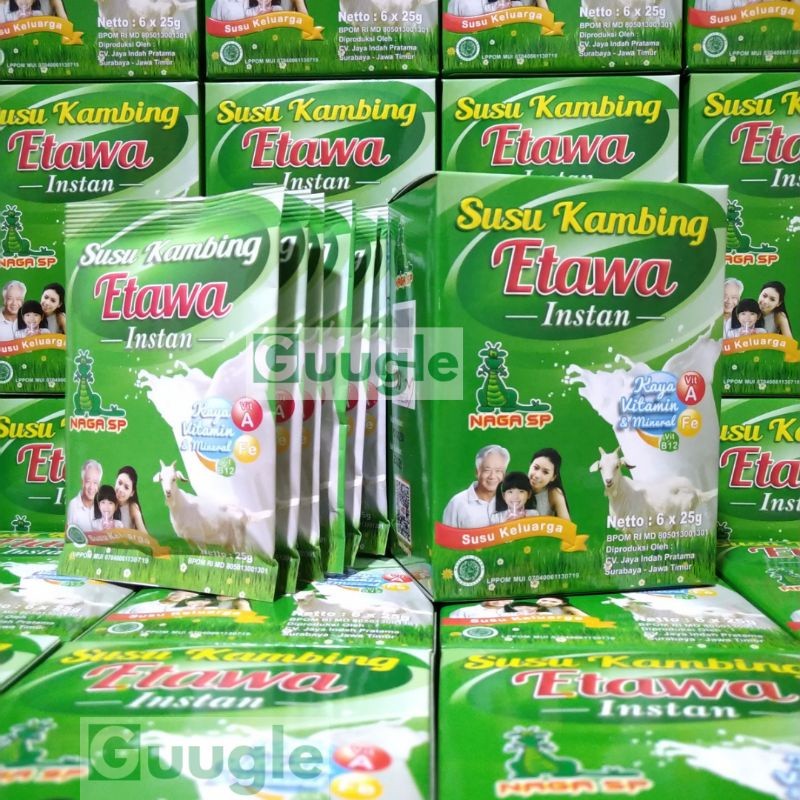 

Susu Kambing Etawa NAGA SP Kemasan Sachet 150gr