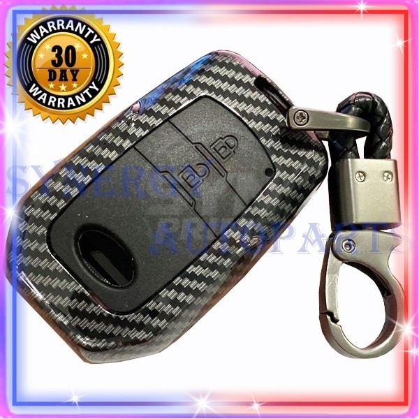 Case Carbon Smartkey Cover Key Kunci Toyota Innova Venturer - 7115