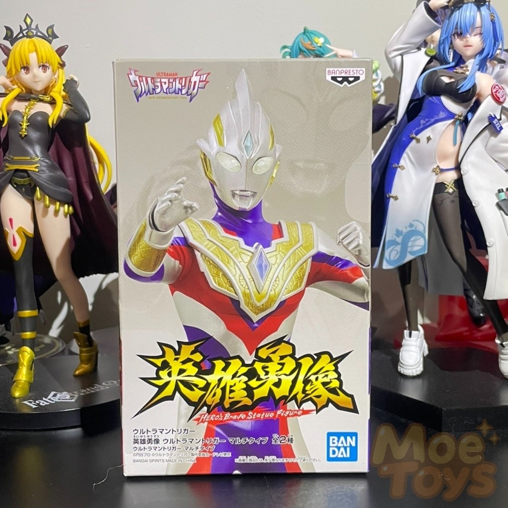 BANPRESTO Hero's Brave Statue Figure - Ultraman Trigger Multi Type - New Generation Tiga