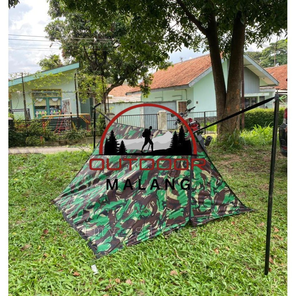 TENDA PERORANGAN TNI / Tenda Outdoor Perorangan