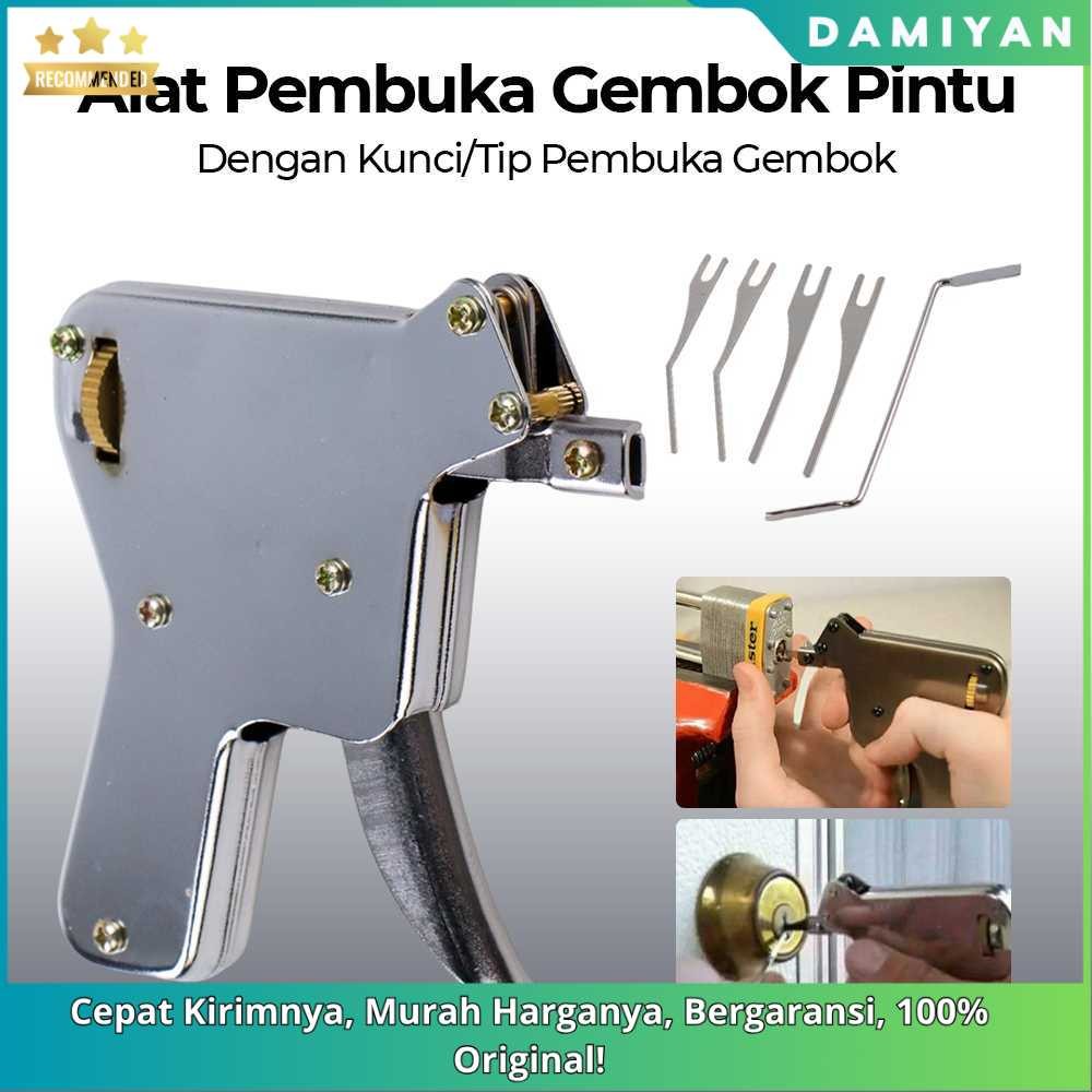 [DMY] Alat Pembuka Gembok Lockpick Gun - Locksmith Tool Profesional - Peralatan Ahli Kunci Presisi
