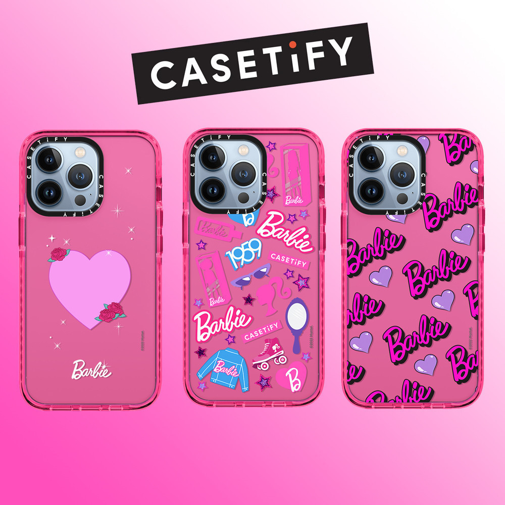 New Casetify CaseLovely Pink Barbie Creative Anti Fall Case Anti Drop Case High Quaity Case Hp TPU F