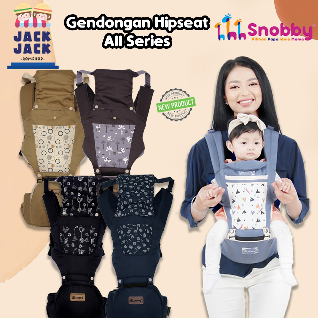 SNOBBY Gendongan Bayi Hipseat All Series | Snobby Gendongan Bayi Depan All Series