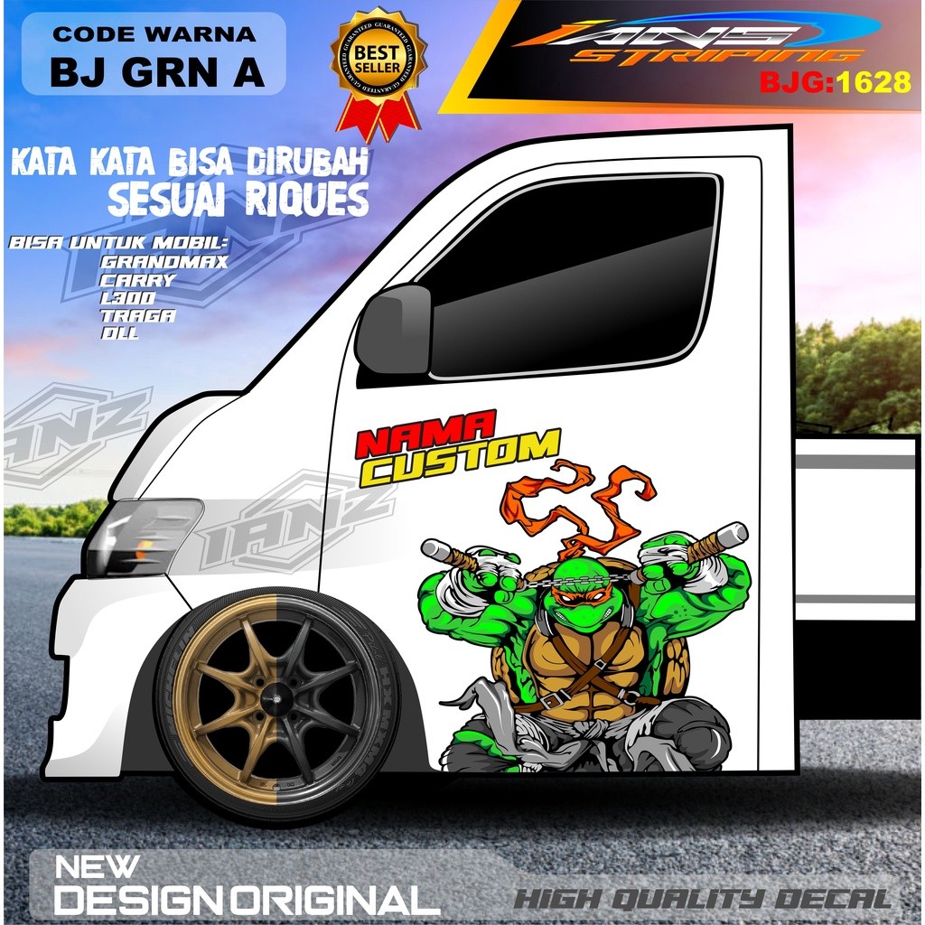 Stiker Pintu Traga / Decal Pintu Traga Granmax / Stiker Mobil Pick Up