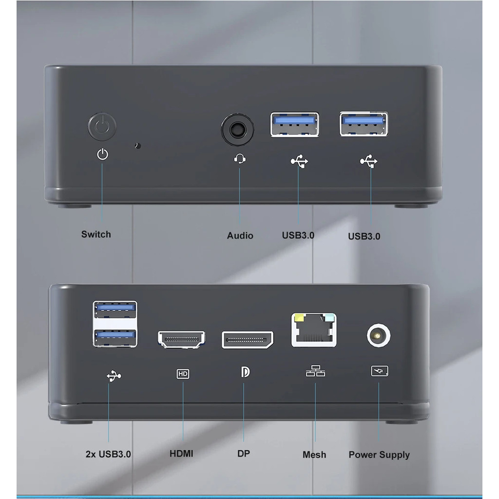 Gemachine AMD Athlon Gold 3150U Mini PC 2C 4T CPU 3.28GHz 15W DDR4 NVME SSD Wifi5 Gaming Diy Gaming 