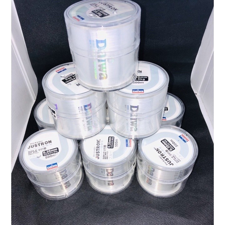 senar pancing Daiwa JUSTRON 500M original